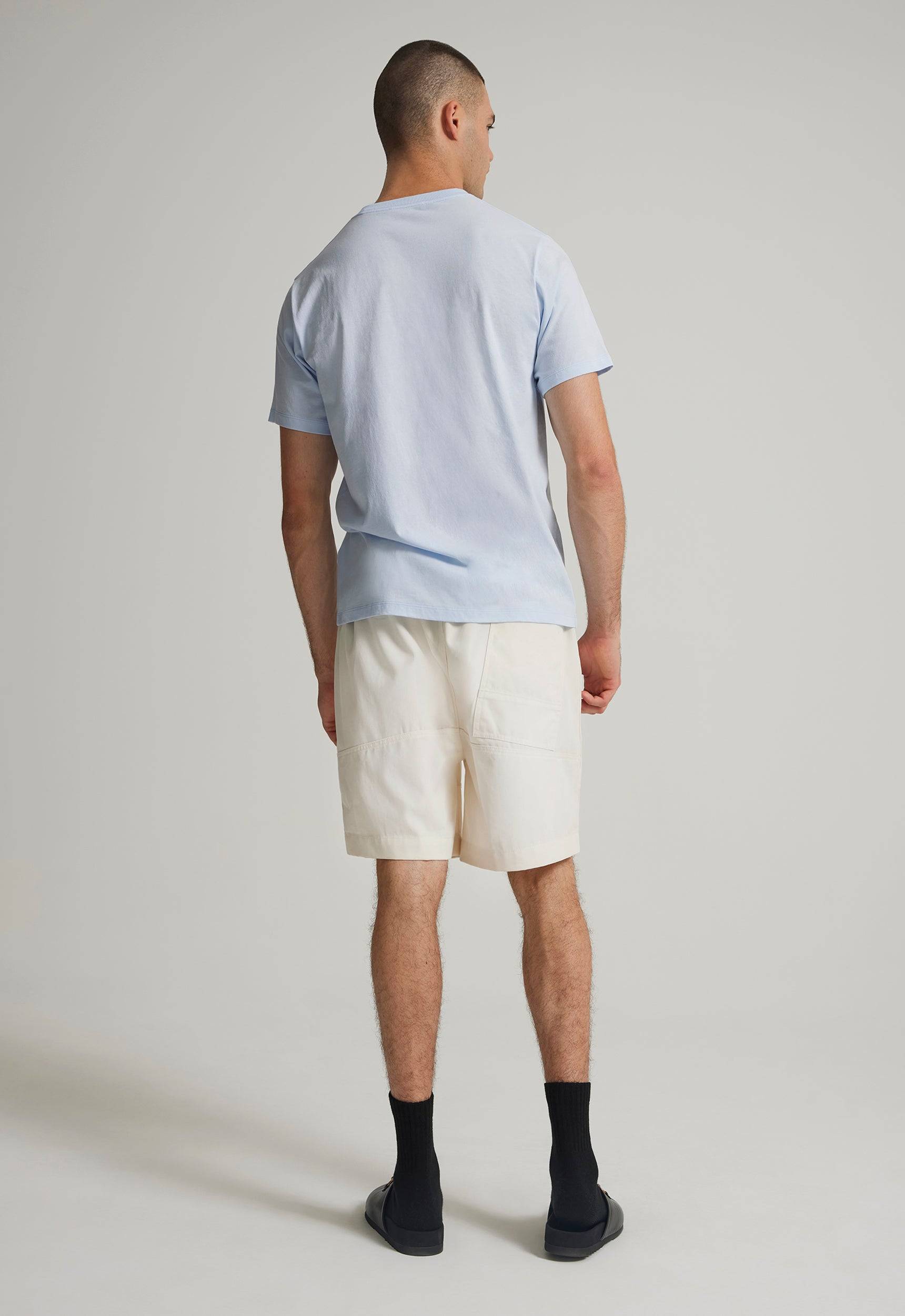 Jac+Jack SANS COTTON TEE in Day Blue